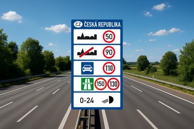 Rychlostní limity v ČR a Evropě: Na co si dát pozor při cestách autem